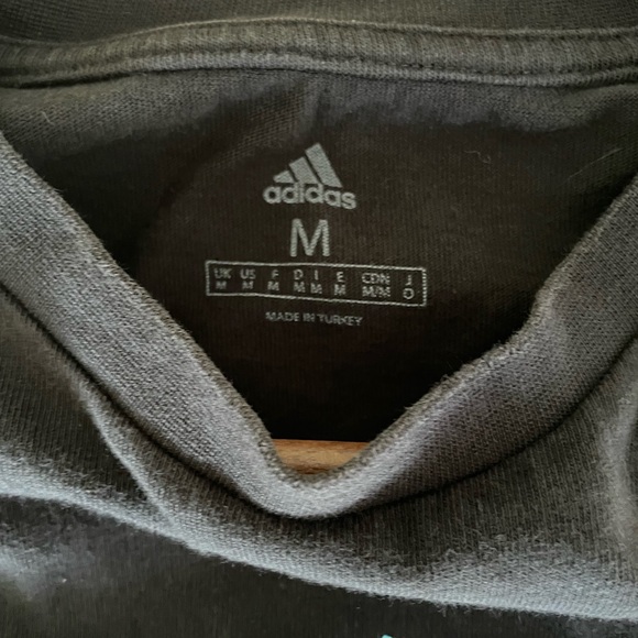 Adidas Original ( Nutrition Facts) Snack Athlete Long Sleeve In Black Medium - Picture 3 of 5